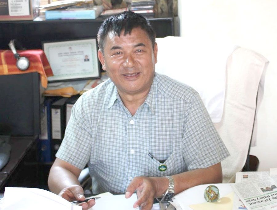 आङछिरिङ शेर्पा अध्यक्ष, नेपाल पर्वतारोहण संघ (एनएमए) 